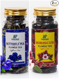 Butterfly Pea and Hibiscus Flower Teas Featured Image