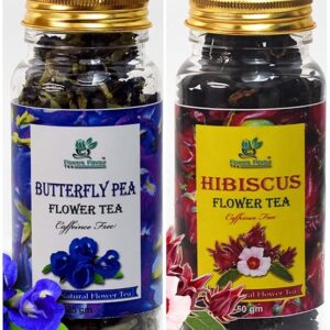 Butterfly Pea and Hibiscus Flower Teas Featured Image