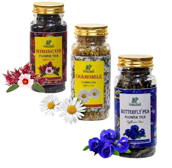 Combo 3 Butterfly Pea, Chamomile, Hibiscus Featured Image