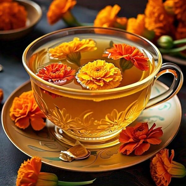 Marigold Flower Tea 1