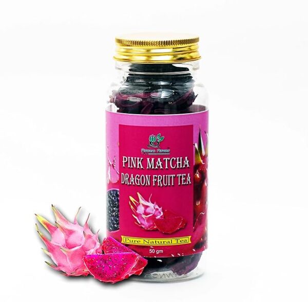 Pink Matcha Dragon Fruit Tea Main