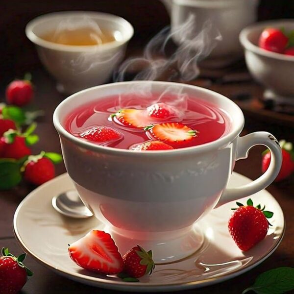 Strawberry Fruit Green Tea 1