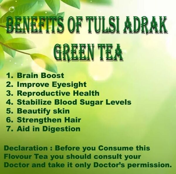 Tulsi Adrak Green Tea 2
